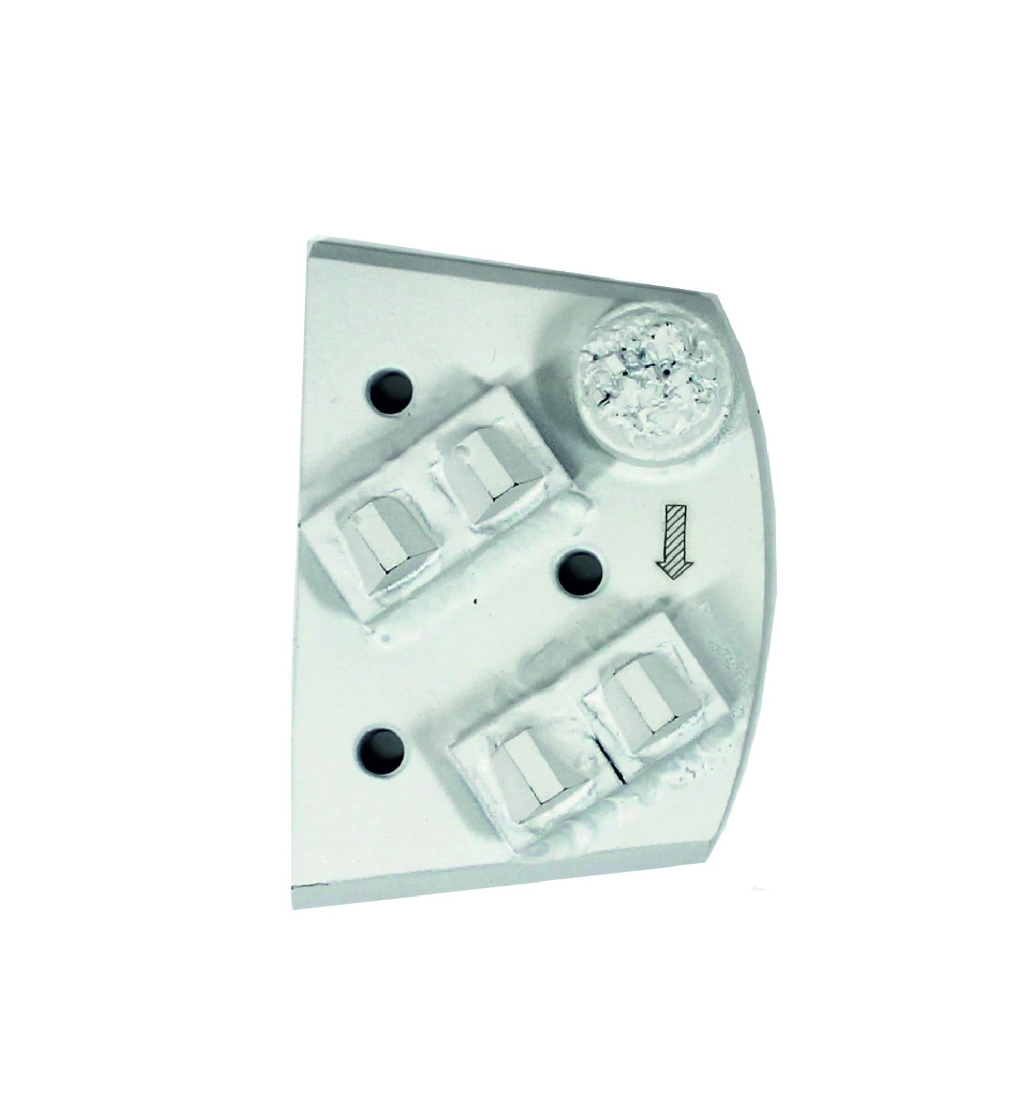 QUICK-CHANGE PKD-4-TRAPEZ 90 grad Segment, weiss 9010  LH