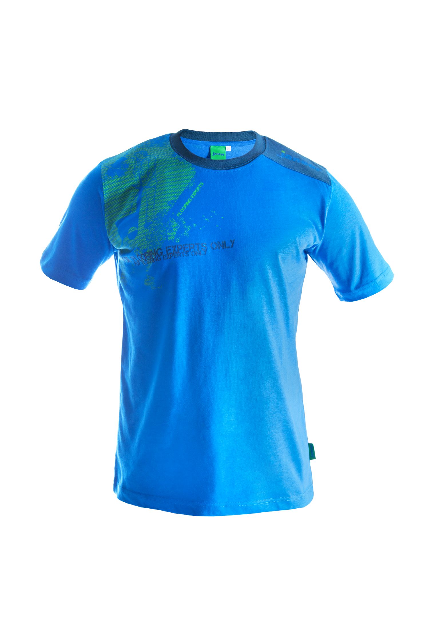 T-Shirt Janser, Gr.XL blau/grün