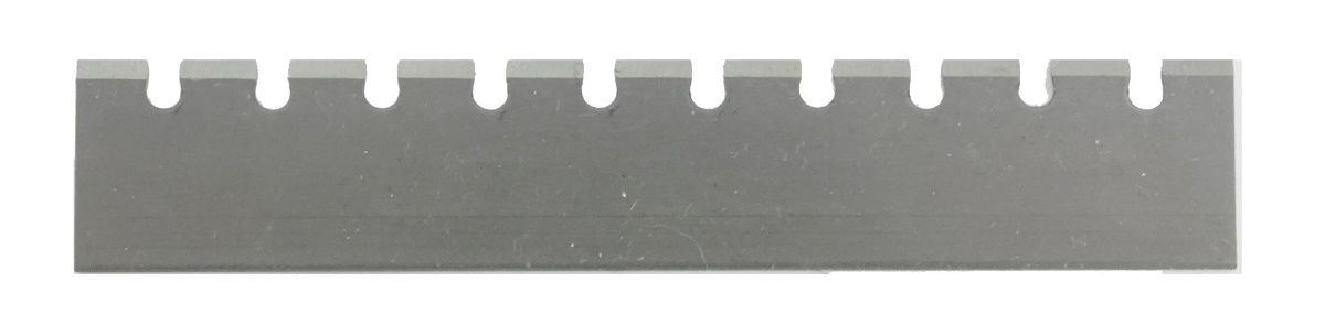 Ersatzklingen, geschlitzt, 10er Pack 100 mm x 1,0mm,  für Handschaber