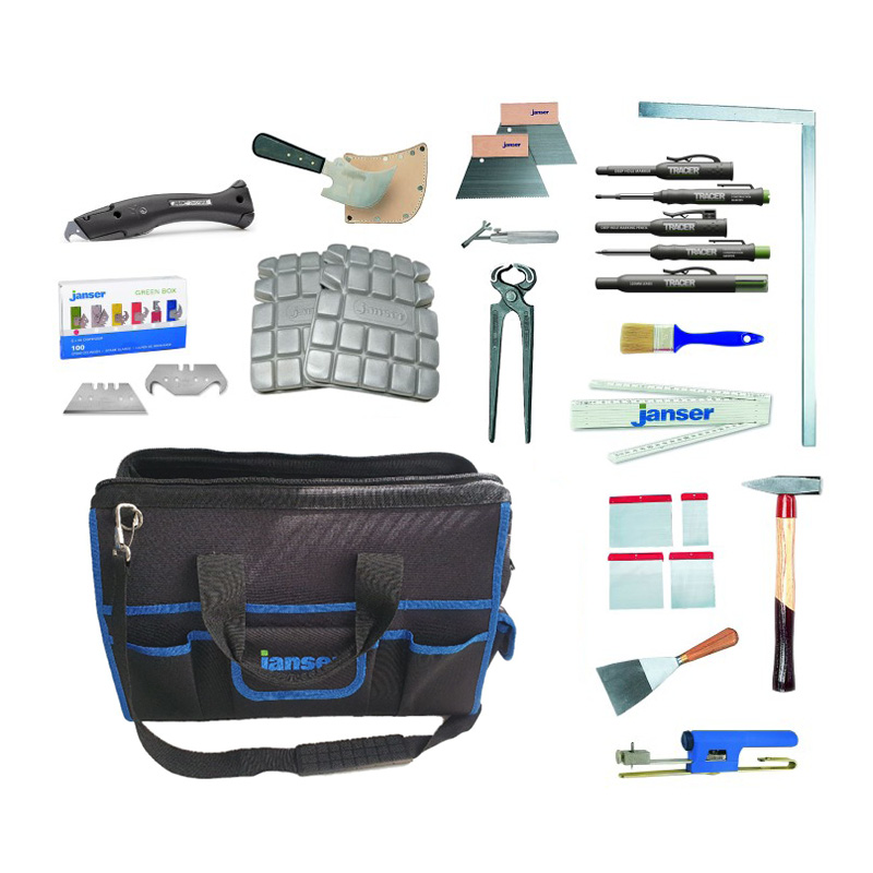 Werkzeugtasche für Bodenlegerlehrlinge