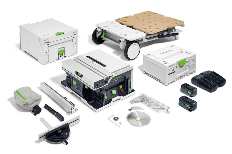 Akku-Tischkreissäge CSC SYS 50 EBI-Set
