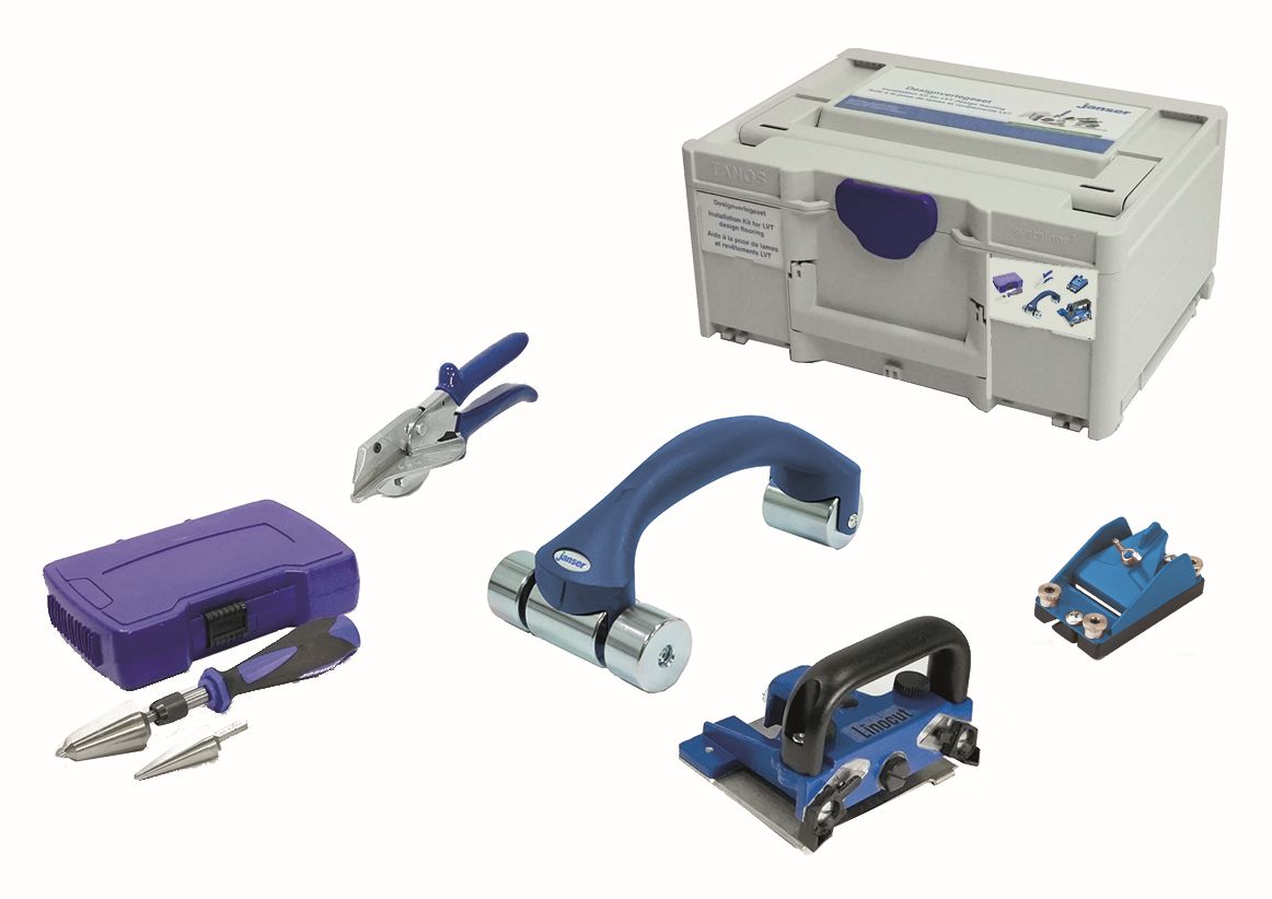 Designbeläge-Verlegeset im Systainer, neue Version