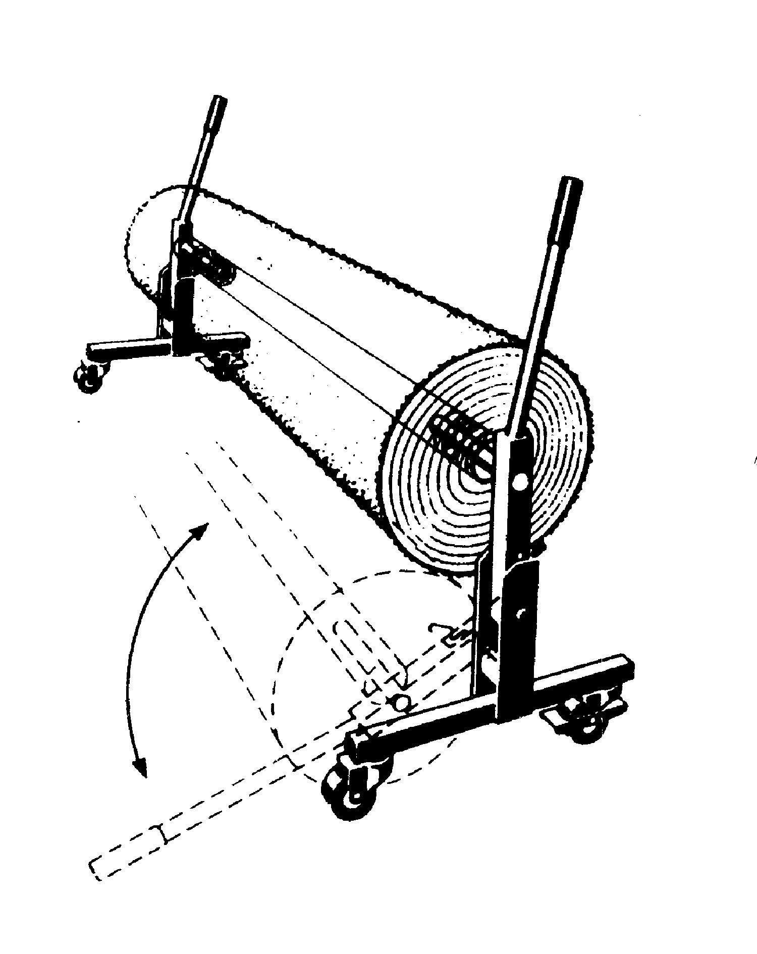 Rollentransport-u.Abrollg. ohne Umrollstange (1paar)